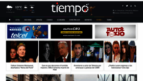 What Tiempo.com.mx website looked like in 2022 (1 year ago)