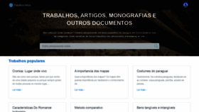 What Trabalhosfeitos.com website looked like in 2022 (1 year ago)