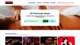 What Thaimassagegruppen.se website looked like in 2022 (1 year ago)