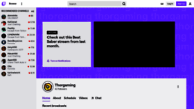 What Thorgaming.com website looked like in 2023 (1 year ago)