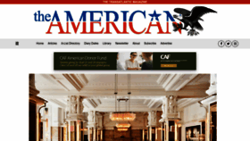 What Theamerican.co.uk website looked like in 2023 (1 year ago)