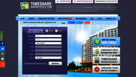 What Timesharemarketplace.com website looked like in 2023 (1 year ago)