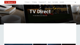 What Tv-direct.fr website looked like in 2023 (1 year ago)