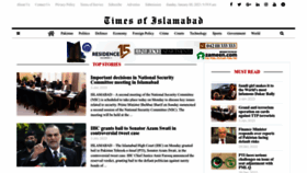 What Timesofislamabad.com website looked like in 2023 (1 year ago)