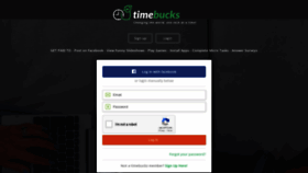 What Timebucks.com website looked like in 2023 (1 year ago)