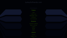 What Turkeyforfriends.com website looked like in 2023 (1 year ago)