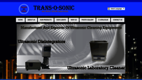 What Transosonic.com website looked like in 2023 (1 year ago)