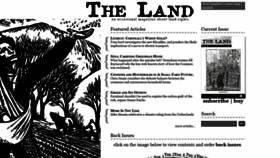 What Thelandmagazine.org.uk website looked like in 2023 (1 year ago)