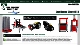 What Tepesanitary.com website looked like in 2023 (1 year ago)