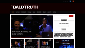What Thebaldtruth.com website looked like in 2023 (1 year ago)