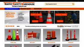 What Trafficsafetywarehouse.com website looked like in 2023 (1 year ago)