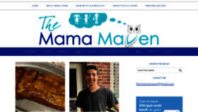 What Themamamaven.com website looked like in 2023 (1 year ago)