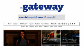 What Thegatewayonline.ca website looked like in 2023 (1 year ago)