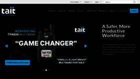 What Taitradio.com website looked like in 2023 (1 year ago)