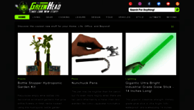 What Thegreenhead.com website looked like in 2023 (1 year ago)