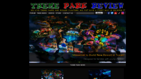 What Themeparkreview.com website looked like in 2023 (1 year ago)