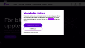 What Telia.se website looked like in 2023 (1 year ago)