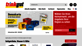 What Trinkgut.de website looked like in 2023 (1 year ago)
