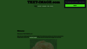 What Text-image.com website looked like in 2023 (1 year ago)