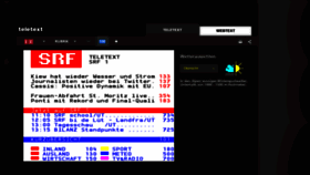 What Teletext.ch website looked like in 2023 (1 year ago)