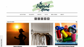 What Theinspiredhome.org website looked like in 2023 (1 year ago)