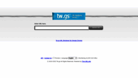 What Tw.gs website looked like in 2023 (1 year ago)