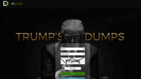 What Trump-dumps.net website looked like in 2023 (1 year ago)