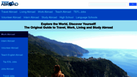 What Transitionsabroad.com website looked like in 2023 (1 year ago)
