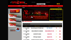 What Tips2win.com website looked like in 2023 (1 year ago)