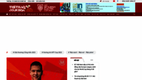 What Thethaovanhoa.vn website looked like in 2023 (1 year ago)