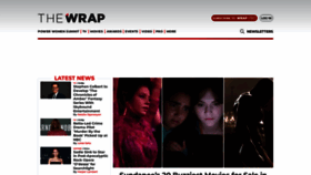 What Thewrap.com website looked like in 2023 (1 year ago)