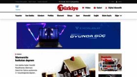 What Turkiyegazetesi.com.tr website looked like in 2023 (1 year ago)