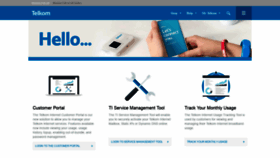 What Telkomsa.net website looked like in 2023 (1 year ago)