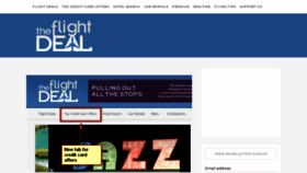 What Theflightdeal.com website looked like in 2023 (1 year ago)