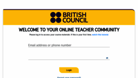 What Teachercommunity.teachingenglish.org.uk website looked like in 2023 (1 year ago)