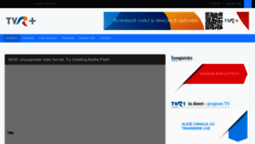 What Tvrplus.ro website looked like in 2023 (1 year ago)