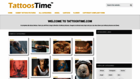 What Tattoostime.com website looked like in 2023 (1 year ago)