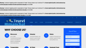 What Travelhimanchal.net website looked like in 2023 (1 year ago)