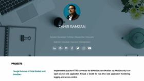 What Tahir.pro website looked like in 2023 (1 year ago)