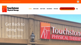 What Touchstonept.com website looked like in 2023 (1 year ago)