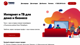 What Tinconet.ru website looked like in 2023 (1 year ago)