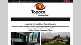 What Topaze-immobilier.com website looked like in 2023 (1 year ago)