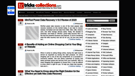 What Tricks-collections.com website looked like in 2023 (1 year ago)