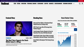 What Thestreet.com website looked like in 2023 (1 year ago)