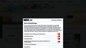 What Trauer.moz.de website looked like in 2023 (1 year ago)
