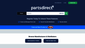 What Thepartsdirect.com website looked like in 2023 (1 year ago)
