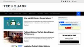What Techquark.com website looked like in 2023 (1 year ago)