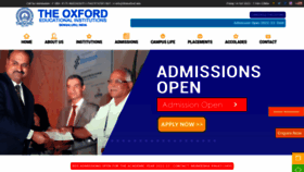 What Theoxford.edu website looked like in 2023 (1 year ago)