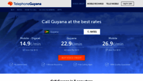 What Telephoneguyana.com website looked like in 2023 (1 year ago)