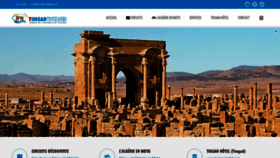 What Timgad-voyages.com website looked like in 2023 (1 year ago)
